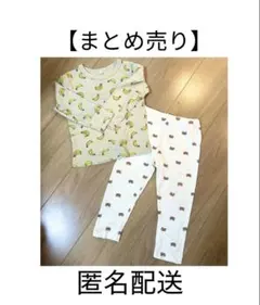 【まとめ売り】90cm トップス＆ボトムスセット くま　バナナ　匿名配送