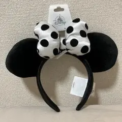 カリフォルニア ディズニーランド ミニー ドット柄 カチューシャ 新品未使用 カリフォルニアディズニー カチューシャ 白ドット柄 - メルカリ