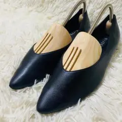 ルタロン LE TALON Vカット パンプス レザー ブラック