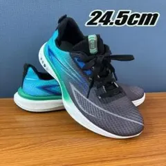 残り２足　スニーカー　靴　ウォーキング　室内履き　【ブラック】【24.5cm】