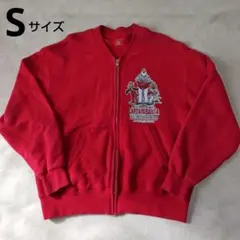 キャプテン・サンタ 赤 ジップアップ　トレーナー　S　レディース　トップス