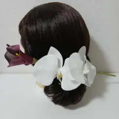 土日価格　訳あり髪飾り3パーツ　成人式　卒業　ヘッドドレス