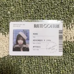 TWICE MISAMO HAUTE COUTURE IDカード モモ