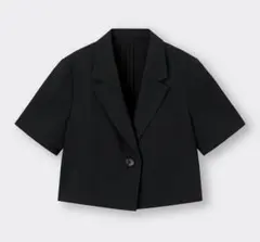 GU　ハーフスリーブクロップドジャケット