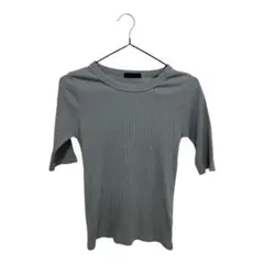 BEAMS HEART グレーグリーン リブトップス Mサイズ相当のサムネイル