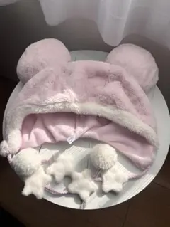 ディズニー ファンキャップ ピンク 星 ミニー