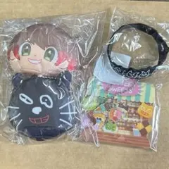 キヨ もちもちビーズクッションキーホルダー　2個セット＋おまけラババン・アクキー