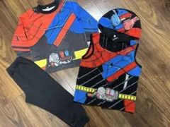 仮面ライダービルド なりきりパジャマとベストセット110サイズ　冬のサムネイル