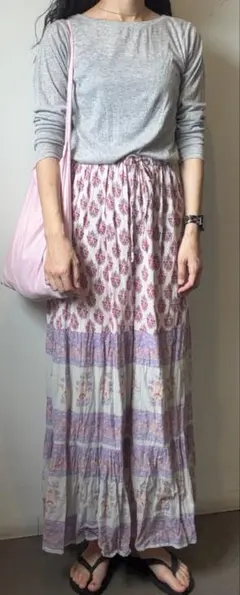 vintage インド綿　スカートのサムネイル