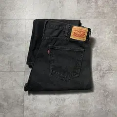 【W40 L30】Levis 505 リーバイス　ジッパーフライ　ブラックデニム
