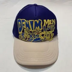 KAPITAL DENIM MEN LOVES CATS DESIGN CAP