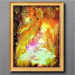 タカさん専用A4サイズ♪開運 額付きグラフィックアート安らぎ癒しピクチャー額付き