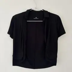 Karl Park Lane 半袖ニットカーディガン ブラック Mのサムネイル