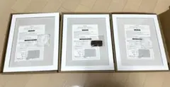 【新品】スタジオアリス ホワイト フォトフレーム 六切 3点セット