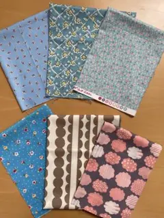 はぎれ 6枚セット(Tilda、Kippis含みます)