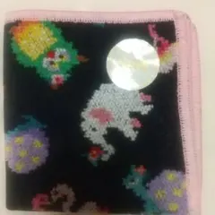 フェイラー　神崎恵さん　タオルハンカチ　ファンキーフォーチューン　ブラック