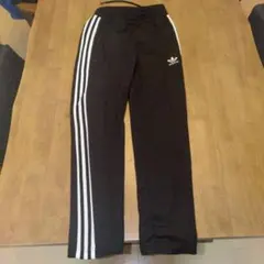 アディダス XS ベッケンバウアートラックパンツブラック レディース ジュニア