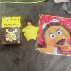 ポムポムプリン　ベレー帽定規 マクドナルド　ハッピーセット　ハンカチ