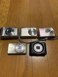 コンパクトデジタルカメラ 5台セット まとめ売り ジャンク品のサムネイル