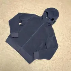 UNIQLO ブロックテックフリースボアパーカ　ネイビー　L