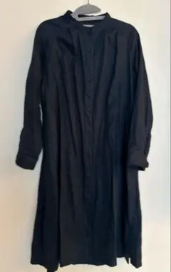 Zelal Sports リネン100%シャツワンピース長袖