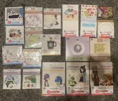 ポケモン　一番くじ　まとめ売り　18点　【コップ、プレート、メモ帳、ステッカー】