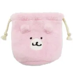 ちいかわ フェイス巾着 くまさんポシェット
