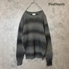 90年代 Paul Smith ニット セーター ネップ ウール ブラック - メルカリ