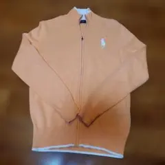 Ralph Lauren Polo Golf オレンジ ジップアップセーター M