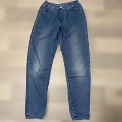 ライトブルーデニムパンツ（ゴムウエスト）