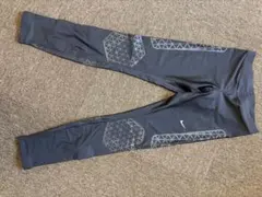 Nike ダークグレー タイツ 幾何学模様 S