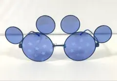ミッキー型ブルーサングラス