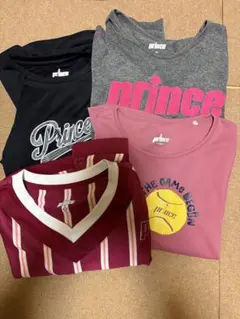 Prince テニスウェアセット 4点セット