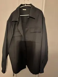 オリーブ色ボタン付きジャケットXL