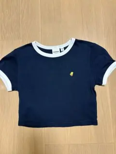 GU HARIBO コラボ リンガーTシャツ ネイビー M