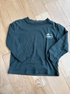 CAMP7 長袖カットソー 120cm ダークグリーン