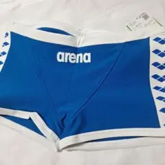 arena AS5SWM43M 競泳水着 Sサイズ ホワイト/ブルー - メルカリ