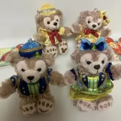 値下げ中 ダッフィ シェリーメイ　ぬいぐるみバッジ 4点セット