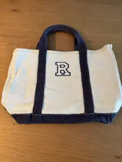 L.L.Bean トートバッグ アイボリー/ネイビー