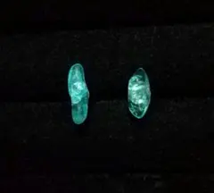 天然石ピアス ブルーアパタイト