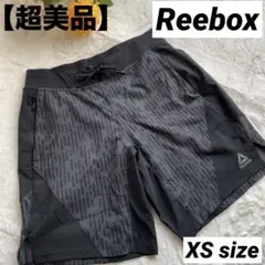 【超美品】Reebok トレーニングショーツ ブラック/グレー XSサイズ