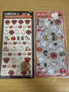 【正規品】ベイマックス　シール2枚　ボンボンドロップシールミニ　プチドロップ