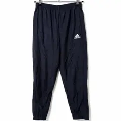 【adidas】ナイロンパンツ ネイビー トラックパンツ スポーツ ウエストゴム