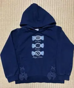 140⭐︎メゾピアノ　フード付きトレーナー