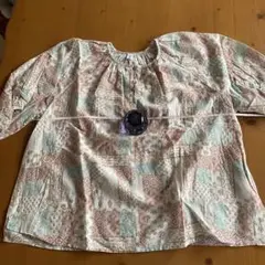 ペイズリー柄 プルオーバー ブラウス