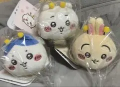 初期ノベルティ ちいかわ ハチワレ なかよしぬいぐるみバッジ うさぎ 