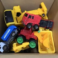 働く車おもちゃ 3点セット（ショベルカー・ダンプカー・ブルドーザー）