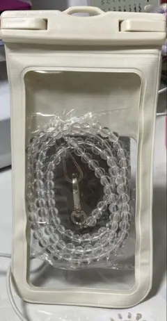 クリア 防水ケース ストラップ付き