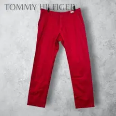 TOMMY HILFIGER トミー　メンズ チノパン レッド 34/32 通年のサムネイル