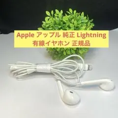 Apple アップル 純正 Lightning 有線イヤホン 正規品